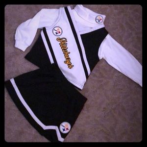 Pittsburgh Steelers girl’s cheerleading outfit
